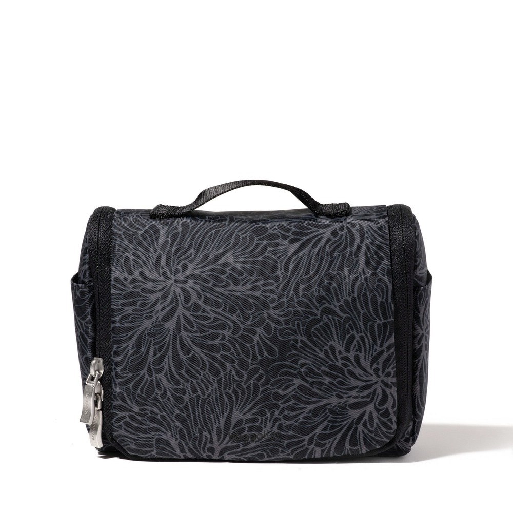 Baggallini Small Toiletry Kit NWT Midnight Blossom Hanging Travel Case